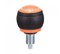 sourcing map M16 Pull Pin Spring Knob Replacement Parts for Home Fitness Height Adjustment Screws Equipment Black Orange