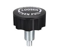 sourcing map M16 Pull Pin Spring Knob Replacement Parts for Home Fitness Height Adjustment Screws Equipment Black