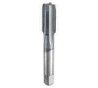 sourcing map M16x1.5 Metric Thread Tap 6542 Cobalt High-Speed Steel TiCN Coated Plug Tap Right Hand Straight Flutes Screw Threading Hand Tap