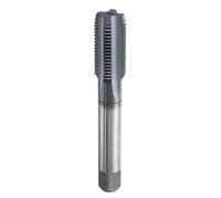 sourcing map M16x1.75 Metric Thread Tap 6542 Cobalt High-Speed Steel TiCN Coated Plug Tap Right Hand Straight Flutes Screw Threading Hand Tap