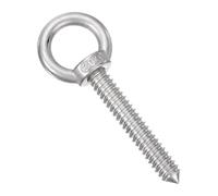 sourcing map M16x100mm Eye Hooks 6.1x2.2x2.2 Inch 304 Stainless Steel 1pcs | Eye Bolts,Hammock Hooks,for Screw Eyes Hanging Swing,Yoga Hammock Stand