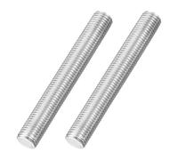 sourcing map M16x120mm Fully All Threaded Rod, 2Pcs 316 Stainless Steel Long Threaded Screw 2mm Thread Pitch Right Hand Threads for Furniture Mounting Assembly Fastening