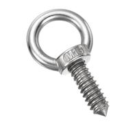 sourcing map M16x50mm Eye Hooks 4.1x2.2x2.2 Inch 304 Stainless Steel Eye Bolts Hammock Hooks for Screw Eyes Hanging Swing, Yoga Hammock Stand, Pack of 1