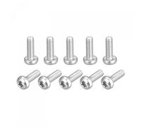 sourcing map M2.5x8mm Torx Security Machine Screws, 10pcs 316 Stainless Steel Pan Head Tamper Proof Screw Fasteners Bolts