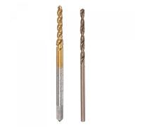 sourcing map M2 x 0.4 Spiral Flute Tap 1.6mm Drill Bit Set, Metric Titanium Plated M35 Cobalt High Speed Steel Machine Threading Screw Tap Drilling Tool