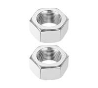 sourcing map M20x1.5mm Hex Nuts, 2Pcs 304 Stainless Steel Metric Fine Thread Hexagon Lock Nuts Fasteners 30mm/1.18" Width, 16mm/0.63" Height for Machinery Automotive Industrial Use