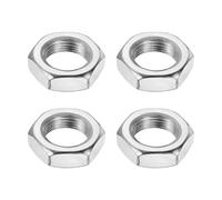 sourcing map M20x1.5mm Hex Nuts, 4Pcs 304 Stainless Steel Metric Fine Thread Hexagon Lock Nuts Fasteners 30mm/1.18" Width, 10mm/0.39" Height for Machinery Automotive Industrial Use