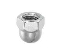 sourcing map M20x2.5mm Acorn Cap Nuts, 316 Stainless Steel Metric Hex Cap Dome Head Hardware Nuts, Bright Finish for Light Fixtures, Machine, DIY Projects
