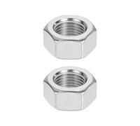 sourcing map M20x2mm Hex Nuts, 2Pcs 304 Stainless Steel Metric Fine Thread Hexagon Lock Nuts Fasteners for Machinery Automotive Industrial Use, 30mm / 1.18" Width 15mm / 0.59" Height