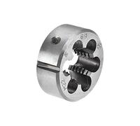 sourcing map M22 Metric Round Die, Machine Thread Left Hand Threading Die, Alloy Tool Steel Screw Thread Cutting Die