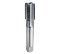 sourcing map M23x1.5 Metric Thread Tap 6542 Cobalt High-Speed Steel TiCN Coated Plug Tap Right Hand Straight Flutes Screw Threading Hand Tap