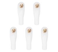 sourcing map M2xL26mm 2mm Center Hole RC Plastic Tied Rod Ends Link Ball Joint Head Kit Ball Head Link Joints Steering Linkage Upgrade Accessories for RC Crawler Car Pack of 5, White