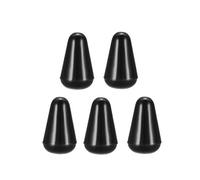 sourcing map M3.7 Plastic 5 Way Toggle Switch Knob Tip Caps for Electric Guitar Parts Accessories Switch Cap Black 5pcs