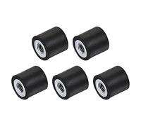 sourcing map M3 Rubber Mounts, 5pcs Female/Female Vibration Isolator Shock Absorber, for Garage Motor Air Compressor Car Boat Bobbins, D8mmxH8mm