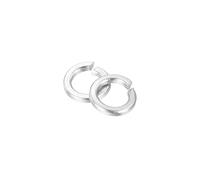 sourcing map M3 Split Lock Washer, 300Pcs 304 Stainless Steel Spring Lock Washers Metal Split Ring Washer for Screw Bolts Machinery