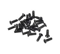 sourcing map M3 x 10mm Phillips Screw Fastener Black for Laptop PC TV Fan Switch 350pcs