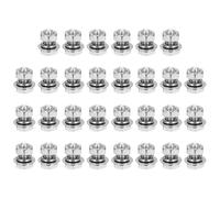 sourcing map M3 x 6mm 304 Stainless Steel Hex Head Screws Bolts, Nuts, Flat & Lock Washers Assortment Kit, Fully Threaded, Bright Finish for Home, Electronic, Machine, 50 Sets