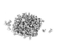 sourcing map M3 x 6mm Phillips Flat Head Countersunk Bolts Machine Screws 100pcs