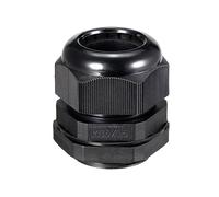 sourcing map M36 Cable Gland Waterproof Connector Plastic Wire Glands Joints Black for 18-25mm Dia Wires