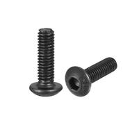 sourcing map M3x10mm Hex Socket Button Head Cap Bolts Screws Alloy Steel 50pcs