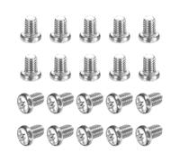 sourcing map M3x4-0.5mm Pan Head Machine Screws, Metric Phillips Drive Machine Screws for Computers PC Case Camera Electronic Devices, Carbon Steel Full Thread, Pack of 100