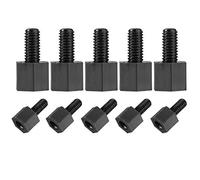sourcing map M3x5mm+6mm Male-Female Hex Nylon PCB Motherboard Spacer Standoff for FPV Drone Quadcopter, Computer & Circuit Board Black 50pcs