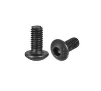 sourcing map M3x6mm Hex Socket Button Head Cap Bolts Screws Alloy Steel 50pcs