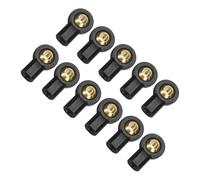 sourcing map M3xL15mm RC Plastic Tied Rod Ends Link Ball Joint Head Kit Ball Head Link Joints Steering Linkage Upgrade Accessories for RC Crawler Car Pack of 11, Black
