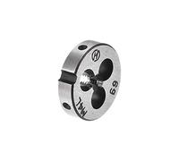 sourcing map M4 Metric Round Die, Machine Thread Left Hand Threading Die, Alloy Tool Steel Screw Thread Cutting Die