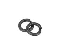 sourcing map M4 Split Lock Washer, 150Pcs Carbon Steel Spring Lock Washers Metal Split Ring Washer for Screw Bolts Machinery