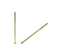 sourcing map M4 x 110mm Male Thread Phillips Pan Head Bolt Screw for Double Bed Furniture TV Rack Wall Hanging 25pcs