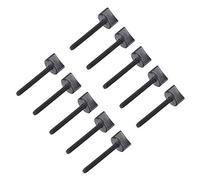 sourcing map M4 x 35mm Thumb Screw Bolt Hand Driven Spade Nylon Plastic Screws Metric Thread for RC Model Aircraft 10 Pcs