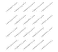 sourcing map M4 x 50mm Flat Countersunk Head Machine Screws 304 Stainless Steel Full Thread Phillips Drive Cross Screw for Furniture Connection Electrical Appliances (White, Pack of 20)