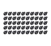 sourcing map M4 x 8mm Carbon Steel Phillips Pan Head Machine Screws Bolts Combine with Spring Washer and Plain Washers 50pcs