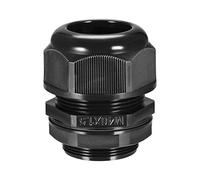 sourcing map M40 Cable Gland 4 Holes Waterproof IP68 Nylon Joint Adjustable Locknut for 10-12mm Dia Wire