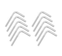 sourcing map M4x40mm 7/L-Shaped Right Angle Bolt Screw, 304 Stainless Steel L Shape Foundation Bolt Long Square Bend Screw, 10 Pcs
