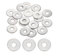 sourcing map M5 Stainless Steel Washers 5mm ID 16mm OD 1mm T 40Pcs
