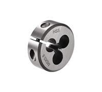 sourcing map M5 x 0.8 Metric Adjustable Round Die, Machine Thread Right Hand Threading Die, High Speed Steel (HSS) Screw Thread Cutting Die