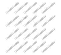 sourcing map M5 x 50mm Flat Countersunk Head Machine Screws 304 Stainless Steel Full Thread Phillips Drive Cross Screw for Furniture Connection Electrical Appliances (White, Pack of 20)