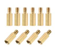 sourcing map M5x15mm+7mm Male-Female Brass Hex PCB Motherboard Spacer Standoff for FPV Drone Quadcopter, Computer & Circuit Board 20pcs