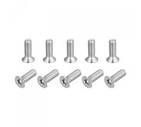 sourcing map M5x16mm Torx Security Machine Screws, 10pcs 316 Stainless Steel Countersunk Head Tamper Proof Screw Fasteners Bolts