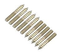 sourcing map M5x35mm Hanger Bolts, 48pcs Double Ended Thread Dowel Screws for Wood Furniture Connecting
