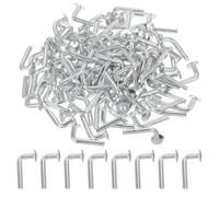 sourcing map M5x48mm Universal Pallet Rack Safety Bolt, Pallet Rack Drop Pin, Round Head Pallet Rack Safety Bolts Accessory Shelving System for Warehouse Home DIY Shelving Silver Pack of 200