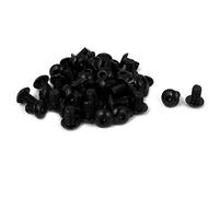 sourcing map M5x8mm 10.9 Alloy Steel Button Head Hex Socket Cap Screw Bolt Black 50pcs