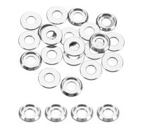 sourcing map M6 Cone Cup Countersunk Washers,Hole Dia 6mm/0.24" Aluminum Gaskets Cup Head Washer Gasket for Screw RC/FPV/PC/Drone/Mechanical Accessories Model Parts,Pack of 20 Pcs(Silver)