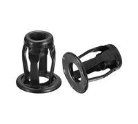 sourcing map M6 Jack Nuts, 5pcs Threaded Insert Nut Carbon Steel Zinc-plated Rivet Nuts for Thin Metal, 18.6mm Length