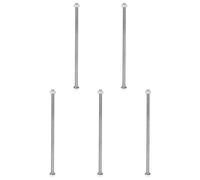 sourcing map M6 x 180mm 304 Stainless Steel Hex Head Screws Bolts, Nuts, Flat & Lock Washers Assortment Kit, Fully Threaded, Bright Finish for Home, Electronic, Machine, 5 Sets