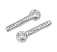 sourcing map M6 x 30mm Machinery Shoulder Swing Lifting Eye Bolt 304 Stainless Steel Metric Thread 10pcs