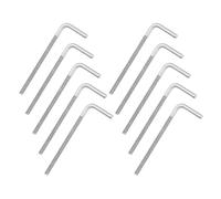 sourcing map M6x100mm 7/L-Shaped Right Angle Bolt Screw, 304 Stainless Steel L Shape Foundation Bolt Long Square Bend Screw, 10 Pcs