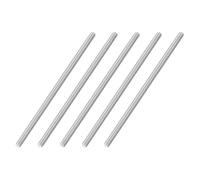 sourcing map M6x150mm Fully All Threaded Rod, 5Pcs 316 Stainless Steel Long Threaded Screw 1mm Thread Pitch Right Hand Threads for Furniture Mounting Assembly Fastening